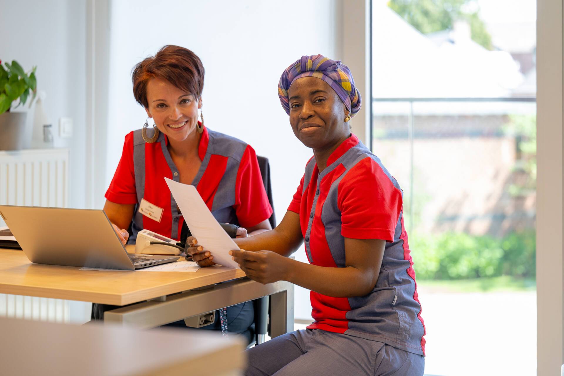 Student verpleegkundige in WZC Onze-Lieve-Vrouw